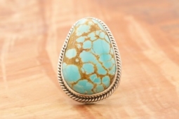 Genuine Number 8 Mine Turquoise Ring
